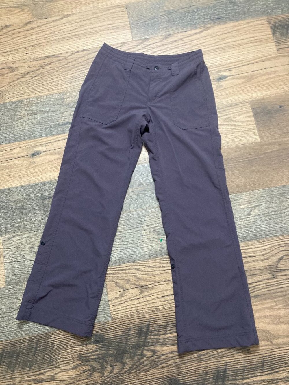 Patagonia Women’s Size 4 Purple Nylon Convertible Hiking Travel Pants Outdoor